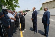 Президент Азербайджана принял участие в открытии дороги Джалилабад-Хамаргышлаг-Садатлы (ФОТО)