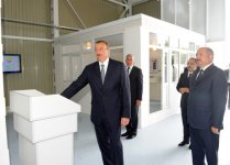 President Ilham Aliyev visits Jalilabad Broiler`s newly-reconstructed poultry meat production facility (PHOTO)