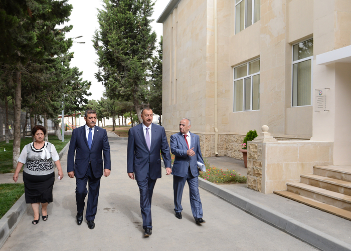 Президент Азербайджана посетил в Баку детсад-ясли №268 после реконструкции (ФОТО)