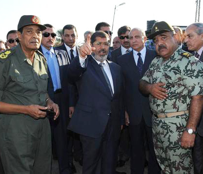 Morsi to attend funeral for soldiers killed in Egypt border attack