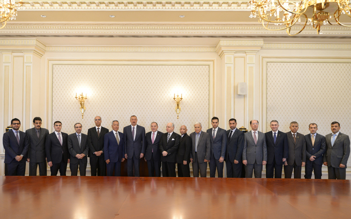 President Ilham Aliyev receives ambassadors and heads of diplomatic missions of Muslim countries in Azerbaijan (PHOTO)
