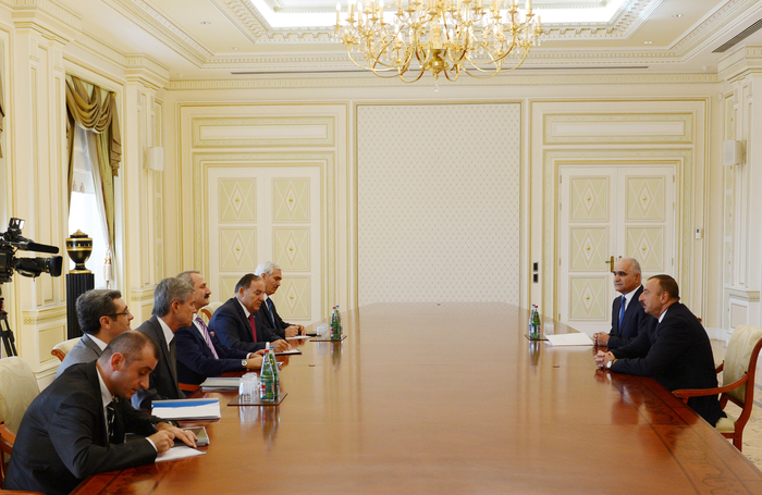Azerbaijan`s President receives Turkish Minister of Economy