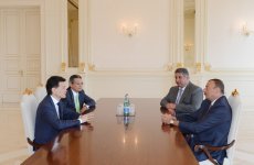 Azerbaijan’s President receives International Chess Federation president