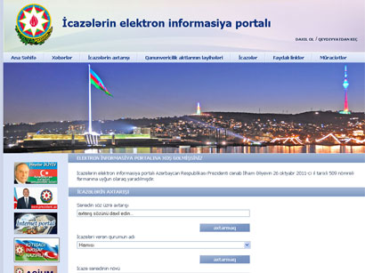 Interest in Azerbaijani permits’ portal growing abroad