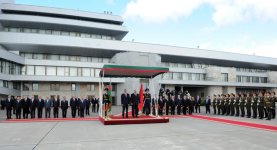 Azerbaijani President kicks off official Belarus visit (PHOTO)