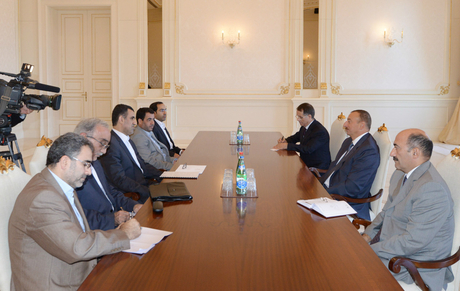 Azerbaijani President meets Iranian vice president