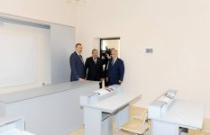 Azerbaijani President inspects Intellect school-lyceum and secondary school in Baku (PHOTO)