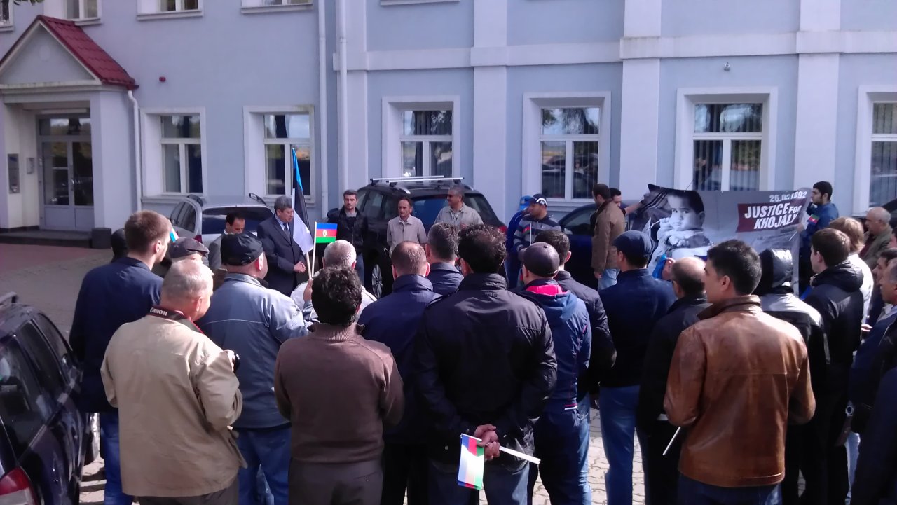 Armenians fail to hold anti-Azerbaijani campaign in Estonia (PHOTO)