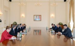 Azerbaijani President receives NATO Secretary General (PHOTO)