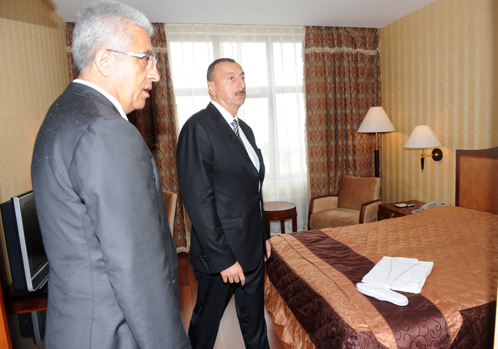 President Ilham Aliyev opens 4-star Shaki Palace hotel (PHOTO)