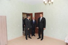 Президент Ильхам Алиев побывал в новом частном доме жителя села Гезбарах Загатальского района (ФОТО)