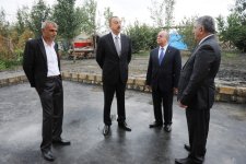 President Ilham Aliyev visits newly built house of Gozbarakh village resident (PHOTO)