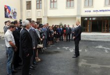 Ilham Aliyev inaugurates Gozbakhar village secondary school (PHOTO)