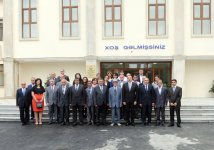 Президент Ильхам Алиев принял участие в открытии средних школ в Загатальском районе (ФОТО)