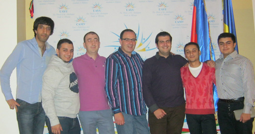Азербайджанская команда КВН "Черное золото" встретилась с активистами САМУ (фото)