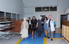 Azerbaijan`s first lady and spouse of Turkish Premier visit piano factory in Gabala (PHOTO)