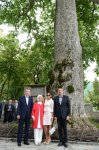 Azərbaycan Prezidenti və Türkiyənin Baş naziri Şəki Xan sarayı ilə tanış olublar (FOTO)