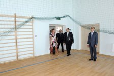 Azerbaijani first lady opens new building of school No 120 in Zira (PHOTO)