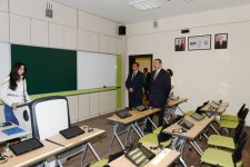 President Ilham Aliyev attends opening of new secondary school in Baku settlement (PHOTO)