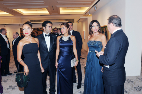 Mehriban Aliyeva attends opening ceremony of Christie`s first exhibition in Baku (PHOTO)