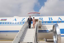 Azerbaijani President Ilham Aliyev arrives in France for working visit