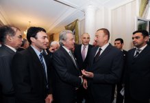 Ilham Aliyev and his spouse attends reception on the occasion of opening of Azerbaijani Cultural Center in Paris (PHOTO)