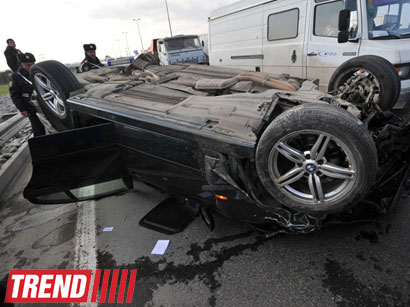 В 2012 году в ДТП на дорогах Баку погибли 224 человека