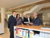 Президент Азербайджана и его супруга приняли участие в открытии нового учебного комплекса Дипакадемии (ФОТО)