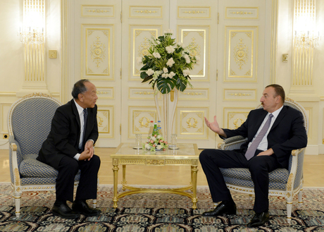 Azerbaijani President receives chairman of Foreign Affairs Committee of Chinese National People`s Congress