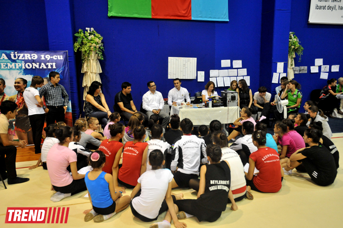 Олимпийский чемпион встретился с членами сборной Азербайджана по гимнастике (ФОТО)