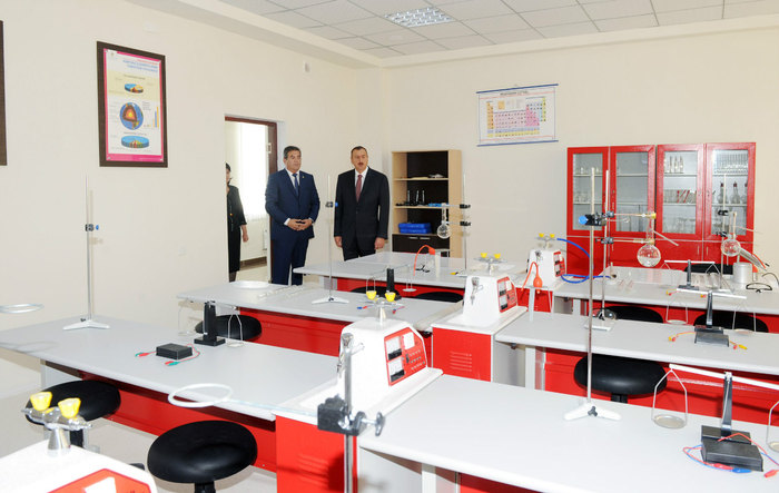 Azerbaijani President inaugurates comprehensive school No 330 in Gobustan settlement (PHOTO)