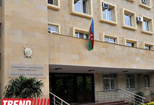 Прокуратура Баку распространила информацию в связи с вооруженным инцидентом в Обществе глухонемых