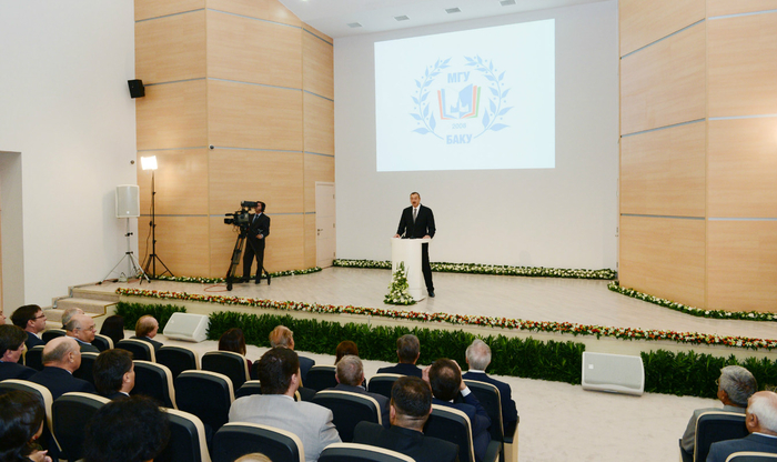 Azerbaijani President and First Lady participate in opening of MSU Baku branch’s new building (PHOTO)