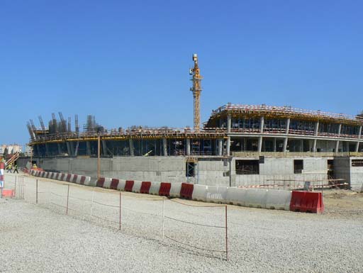 В Баку продолжается строительство Национальной гимнастической арены (ФОТО)