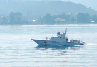 Georgian border guards detained a vessel with four Azerbaijani citizens on board