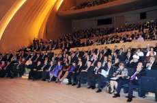Azerbaijani President and his spouse attend opening of Baku International Humanitarian Forum (PHOTOS)