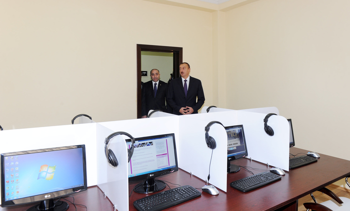 Azerbaijani President inaugurates Youth Center in Tartar region (PHOTO)