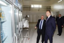 Президент Ильхам Алиев принял участие в открытии молокозавода в Тертере (ФОТО)