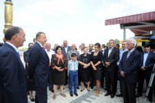 Azərbaycan Prezidenti Yevlaxda Kür çayının sahilində “Bulvar” istirahət mərkəzini açıb (FOTO)