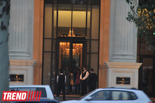 Шакира отправилась на репетицию в Baku Crystal Hall (фото)