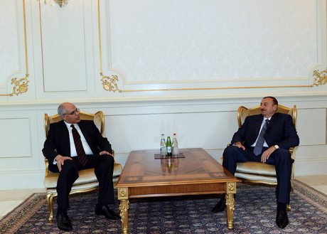 President Ilham Aliyev receives credentials of incoming Egyptian, Lithuanian and Iranian ambassadors (PHOTO)