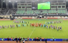 Prezident İlham Əliyev FIFA U-17 qadınlararası dünya çempionatının final oyununu izləyib (ƏLAVƏ OLUNUB)(FOTO)