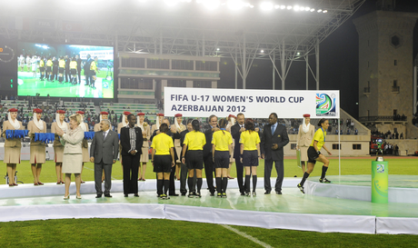 Prezident İlham Əliyev FIFA U-17 qadınlararası dünya çempionatının final oyununu izləyib (ƏLAVƏ OLUNUB)(FOTO)