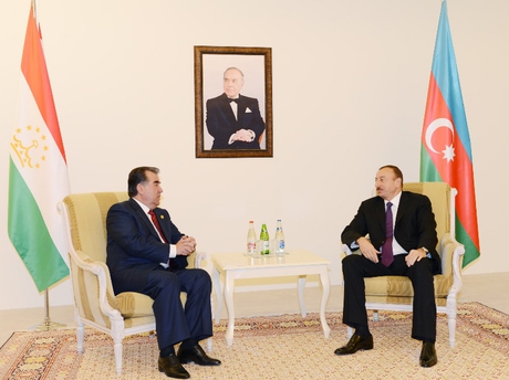 Ilham Aliyev meets with Prime Minister of Turkey and presidents of Tajikistan and Pakistan (PHOTO)