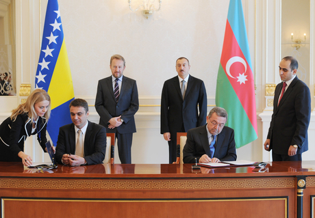 Azerbaijan, Bosnia and Herzegovina sign bilateral documents