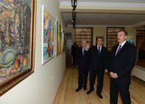 Президент Азербайджана принял участие в открытии нового здания Историко-краеведческого музея и Художественной галереи в Саатлы (ФОТО)