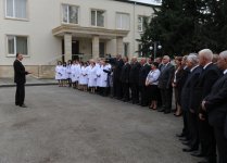 President Ilham Aliyev inspects Saatli Central Hospital after major overhaul (PHOTO)