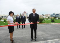 President Ilham Aliyev opens headquarters of New Azerbaijan Party`s regional branch in Saatli (PHOTO)