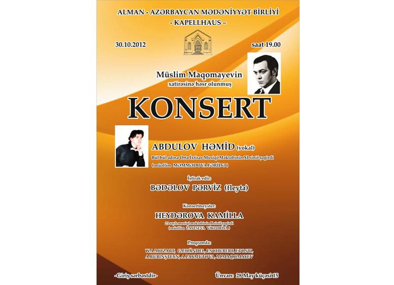 В Баку состоится концерт памяти Муслима Магомаева