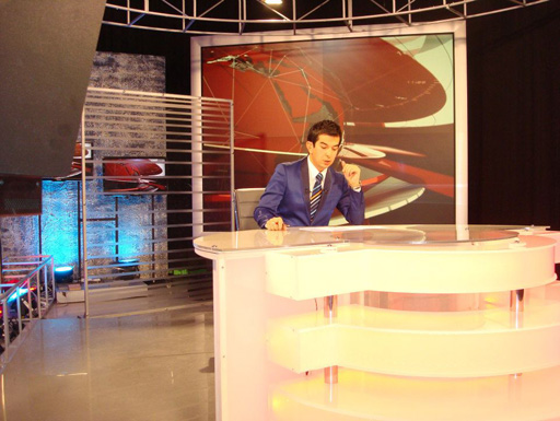 Первые фото Салеха Багирова в качестве телеведущего турецкого канала (фото)